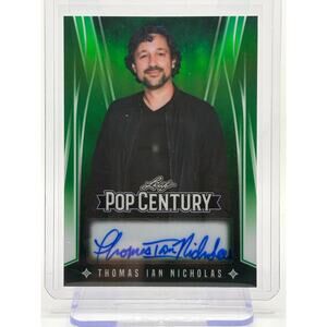 2025 Leaf Pop Century Thomas Ian Nicholas Green Auto 5/5 SP American Pie